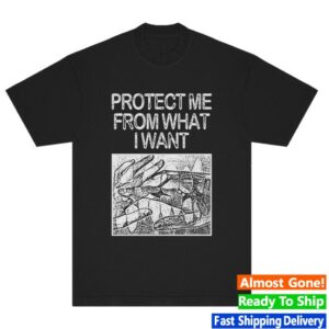 Get A Real Job Kid Merch Store Protect Me - Black Shirt