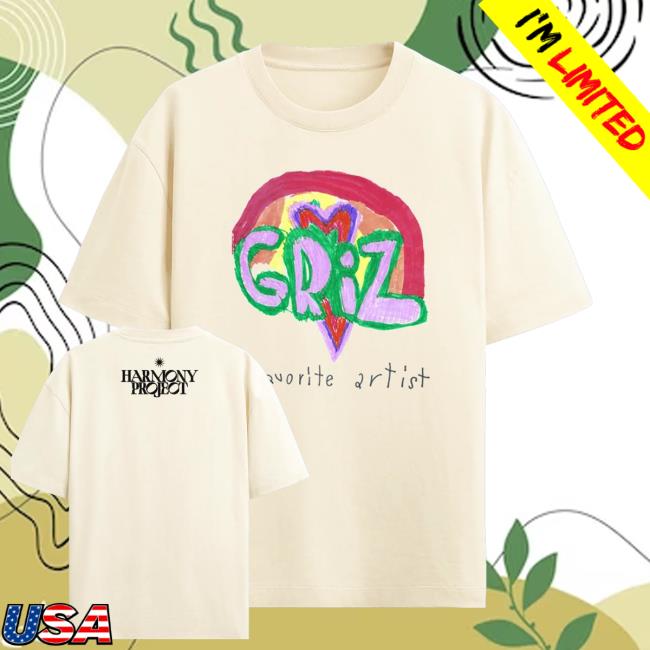 Griz Merch Store Harmony Project X Colibri Cream Tee 4 Griz Merch Store Harmony Project X Colibri Cream Tee