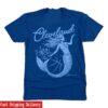 Gv Art Work Merch Store Cleveland Women's Basketball Royal Script T Shirt