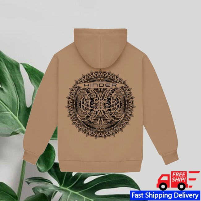 Hinder Merch Store Mandala Hoodie (Sandstone) 4 Hinder Merch Store Mandala Hoodie (Sandstone)