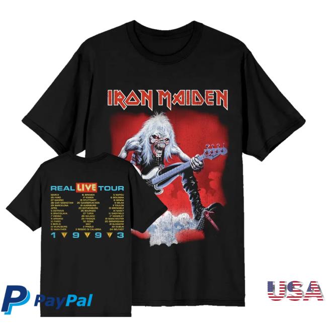 Iron Maiden Merch Store Im50 A Real Live Tour Tee 3 Iron Maiden Merch Store Im50 A Real Live Tour Tee