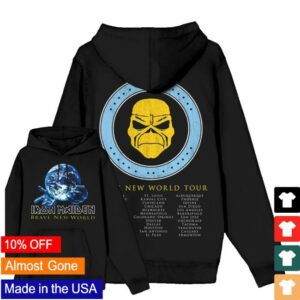 Iron Maiden Merch Shop Store Im50 Brave New World Tour Hoodie