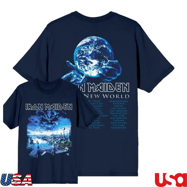 Iron Maiden Merch Store Im50 Brave New World Tour Tee 3 Iron Maiden Merch Store Im50 Brave New World Tour Tee