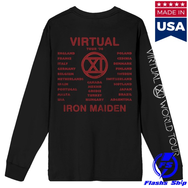 Iron Maiden Store Merch Im50 Virtual Xi Longsleeve Tee 4 Iron Maiden Store Merch Im50 Virtual Xi Longsleeve Tee