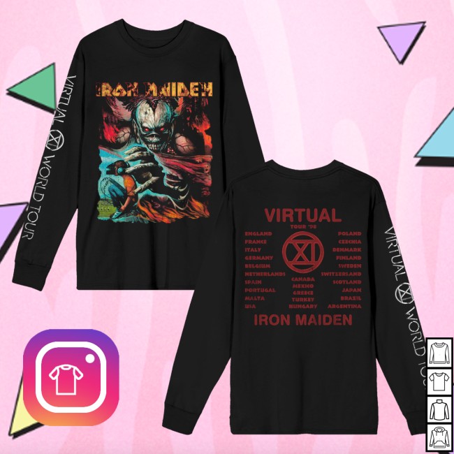 Iron Maiden Store Merch Im50 Virtual Xi Longsleeve Tee 5 Iron Maiden Store Merch Im50 Virtual Xi Longsleeve Tee