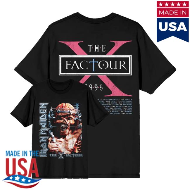 Iron Maiden Store Im50 X Factor Tour Tee 3 Iron Maiden Store Im50 X Factor Tour Tee