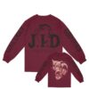 Jid Merch Store Gdlu Burgundy Long Sleeve
