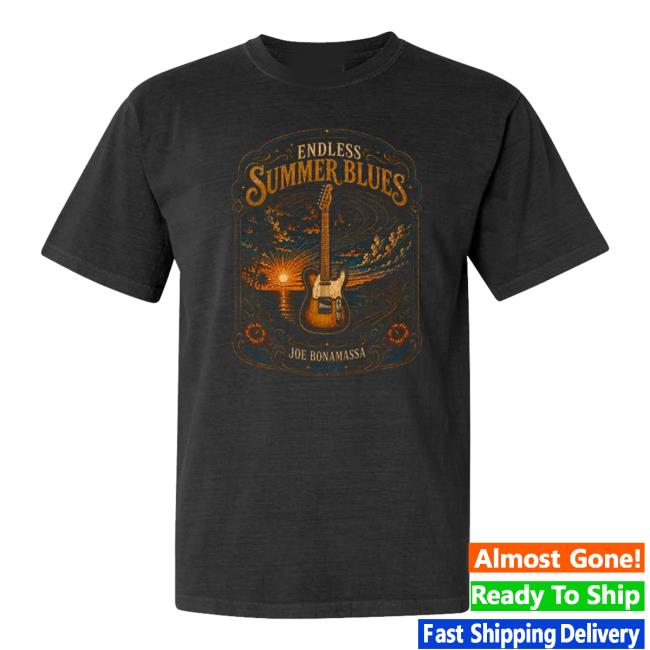 Joe Bonamassa Store Merch Endless Summer Blues Heavyweight T-Shirt 2 Joe Bonamassa Store Merch Endless Summer Blues Heavyweight T-Shirt