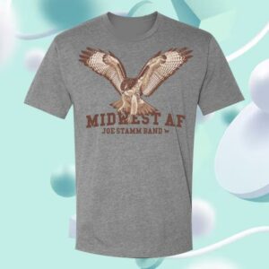 Joe Stamm Band Merch Store Midwest Af Hawk T-Shirt