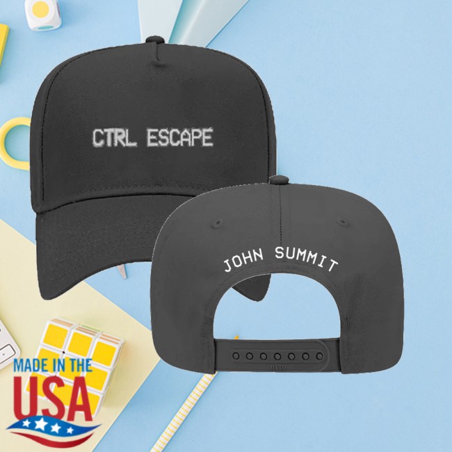 John Summit Merch Store John Summit Ctrl Escape A Frame Hat 5 John Summit Merch Store John Summit Ctrl Escape A Frame Hat