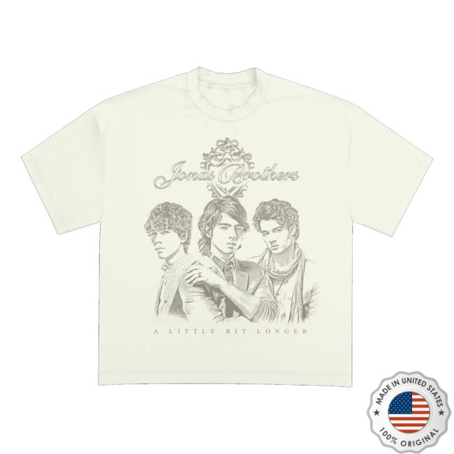 Jonas Brothers Merch Store A Little Bit Longer Throwback Tee 2 Jonas Brothers Merch Store A Little Bit Longer Throwback Tee