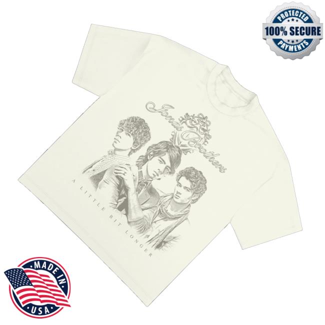 Jonas Brothers Merch Store A Little Bit Longer Throwback Tee 3 Jonas Brothers Merch Store A Little Bit Longer Throwback Tee