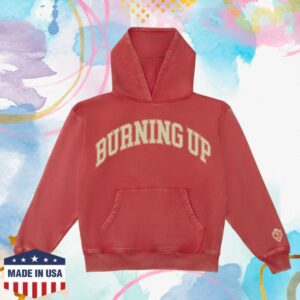 Jonas Brothers Merch Store Burning Up Collegiate Hoodie