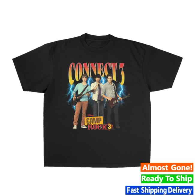 Jonas Brothers Merch Store Connect 3 Band Tee 3 Jonas Brothers Merch Store Connect 3 Band Tee
