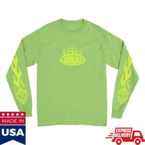 Jonas Brothers Merch Store Jonas Flames Neon Long Sleeve