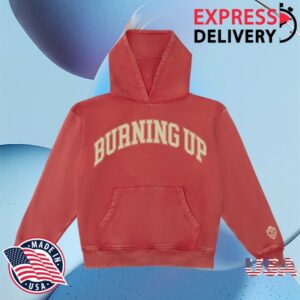 Jonas Brothers Merch Store Burning Up Collegiate Hoodie