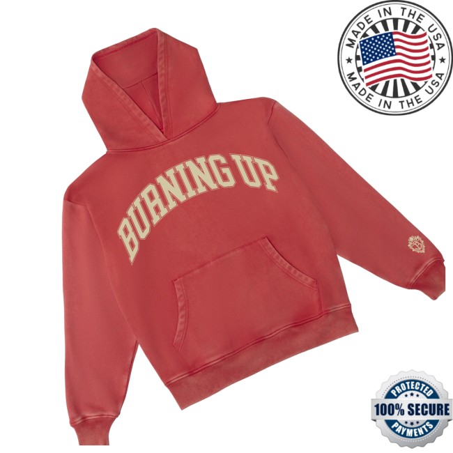 Jonas Brothers Merch Store Burning Up Collegiate Hoodie 3 Jonas Brothers Merch Store Burning Up Collegiate Hoodie