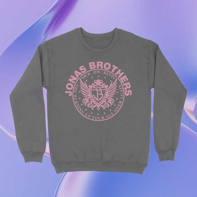 Jonas Brothers Merch Store Jb Crest Sweatshirt 2 Jonas Brothers Merch Store Jb Crest Sweatshirt
