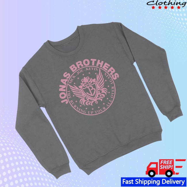 Jonas Brothers Merch Store Jb Crest Sweatshirt 3 Jonas Brothers Merch Store Jb Crest Sweatshirt