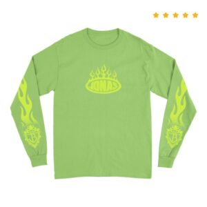 Jonas Brothers Merch Store Jonas Flames Neon Long Sleeve