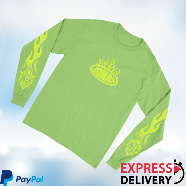 Jonas Brothers Merch Store Jonas Flames Neon Long Sleeve 3 Jonas Brothers Merch Store Jonas Flames Neon Long Sleeve