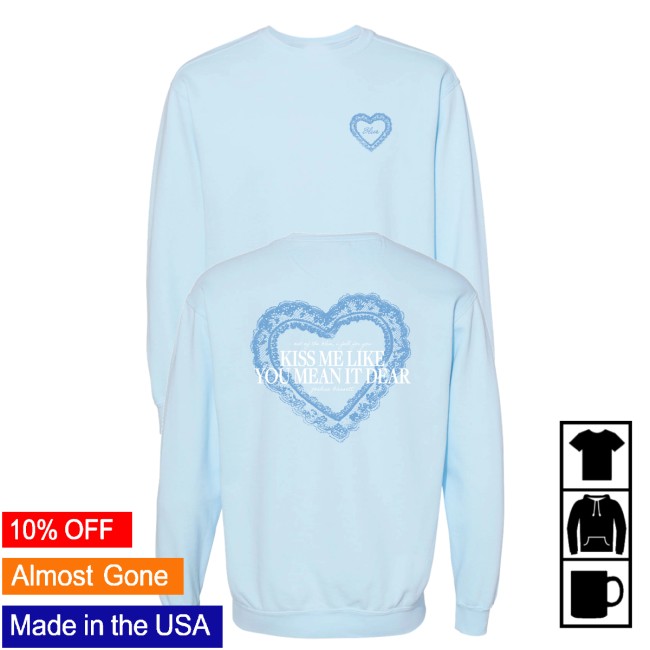 Joshua Bassett Merch Store Kiss Me Crewneck 5 Joshua Bassett Merch Store Kiss Me Crewneck