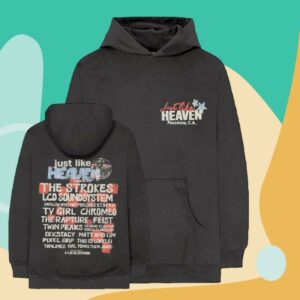 Just Like Heaven Merch Store Dance Floor 2026 Lineup Hoodie