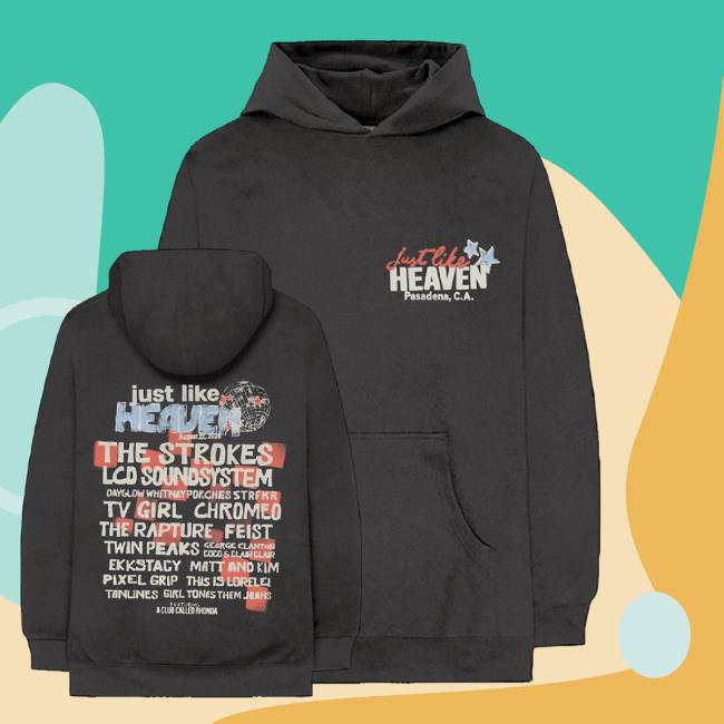 Just Like Heaven Merch Store Dance Floor 2026 Lineup Hoodie 3 Just Like Heaven Merch Store Dance Floor 2026 Lineup Hoodie