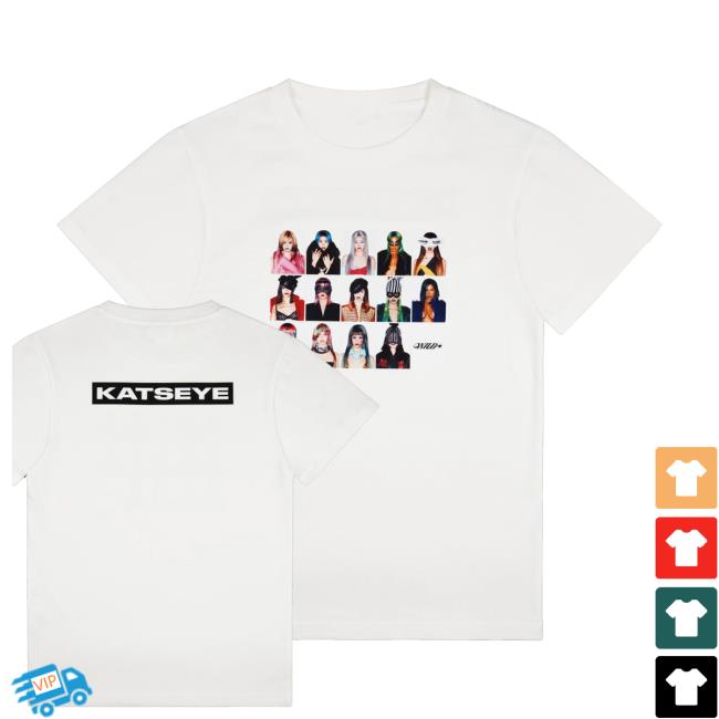 Katseye Merch Store Wild Member Disguise White T-Shirt 3 Katseye Merch Store Wild Member Disguise White T-Shirt