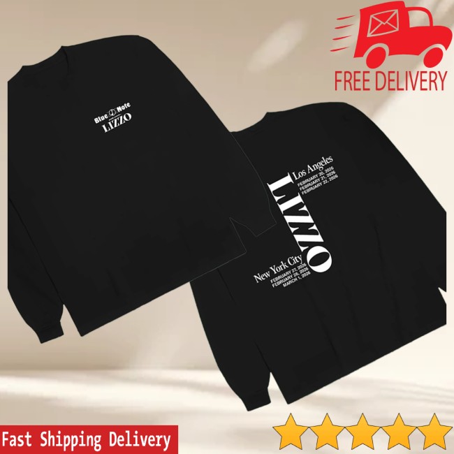 Lizzo Merch Store Blue Note Crewneck 3 Lizzo Merch Store Blue Note Crewneck