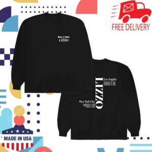 Lizzo Music Merch Store Blue Note Crewneck