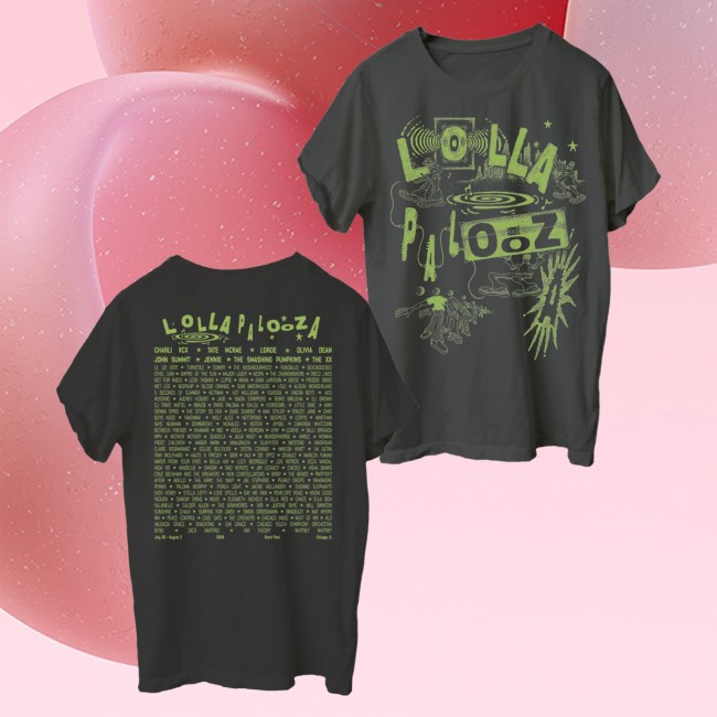 Lollapalooza Merch Store Lolla Collage Lineup Tee 5 Lollapalooza Merch Store Lolla Collage Lineup Tee