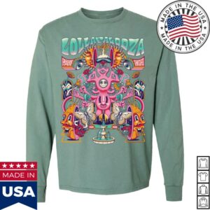 Lollapalooza Merch Store Poster Lineup Long Sleeve Tee