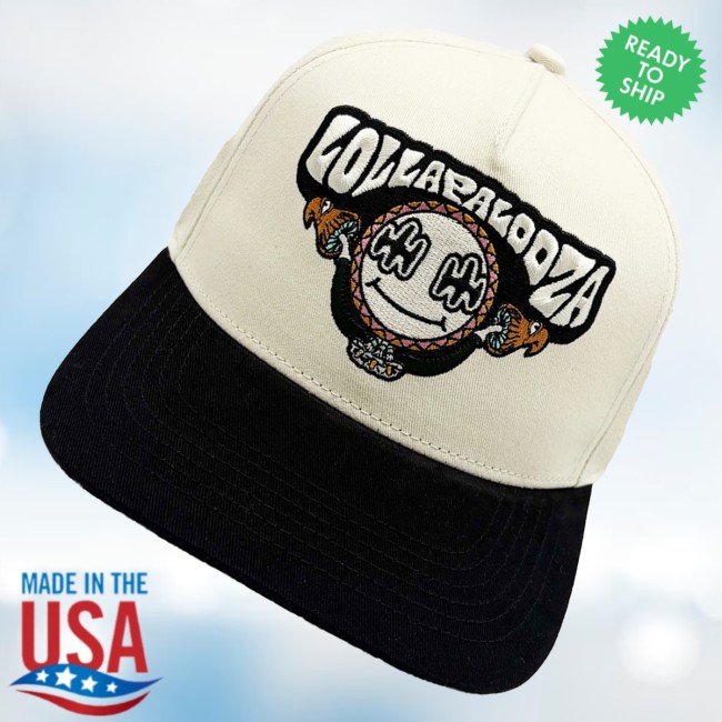 Lollapalooza Merch Store Trippy A Frame Hat 3 Lollapalooza Merch Store Trippy A Frame Hat