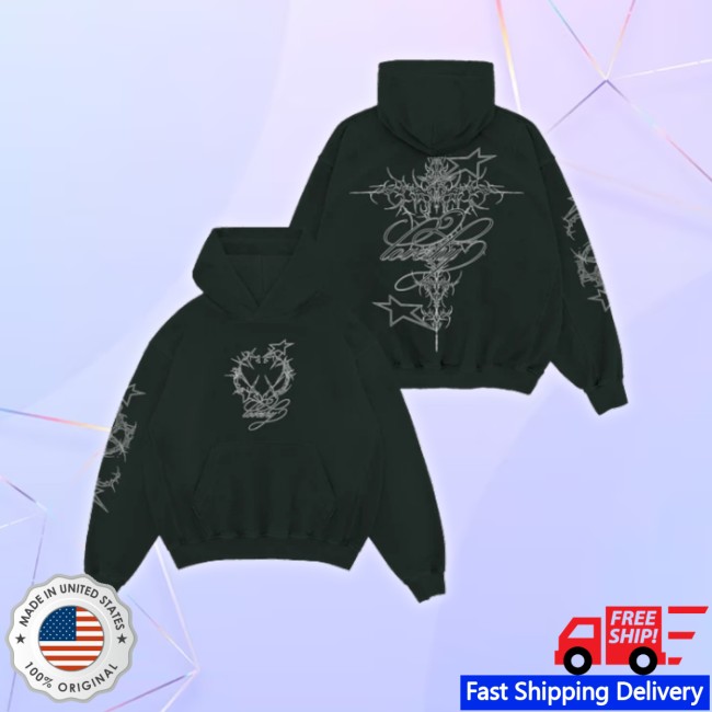 Loveshy Merch Store Loveshy Cyber Sigilism Hoodie (Black) 2 Loveshy Merch Store Loveshy Cyber Sigilism Hoodie (Black)