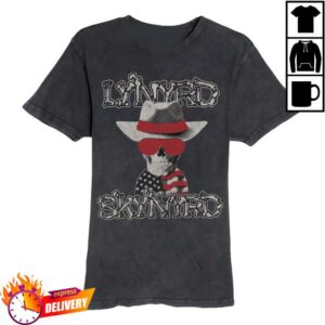 Lynyrd Skynyrd Merch Shop Store Bones Vintage Black Tee