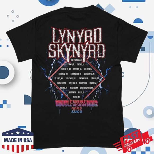 Lynyrd Skynyrd Store Merch Dtdv Black Tour Tee 4 Lynyrd Skynyrd Store Merch Dtdv Black Tour Tee