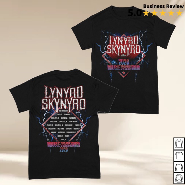 Lynyrd Skynyrd Store Merch Dtdv Black Tour Tee 5 Lynyrd Skynyrd Store Merch Dtdv Black Tour Tee