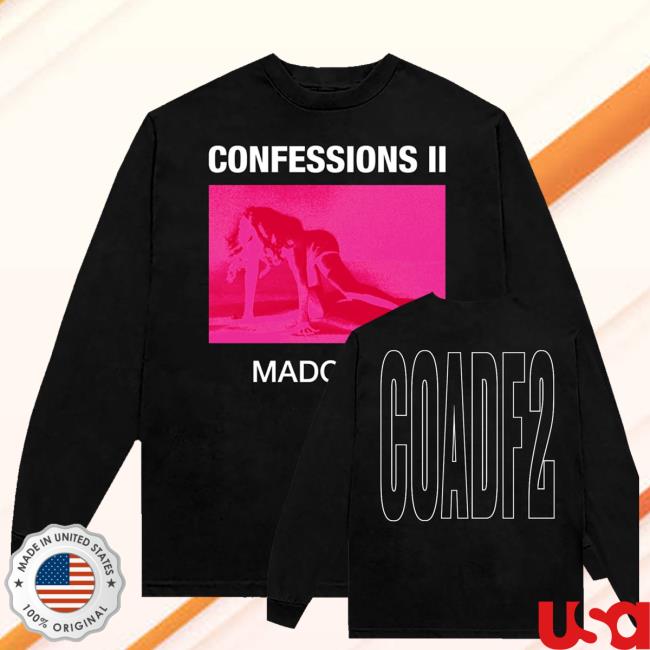 Madonna Merch Store Confessions Ii Neon Long Sleeve Tee 3 Madonna Merch Store Confessions Ii Neon Long Sleeve Tee