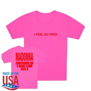 Madonna Merch Shop I Feel So Free Baby Tee