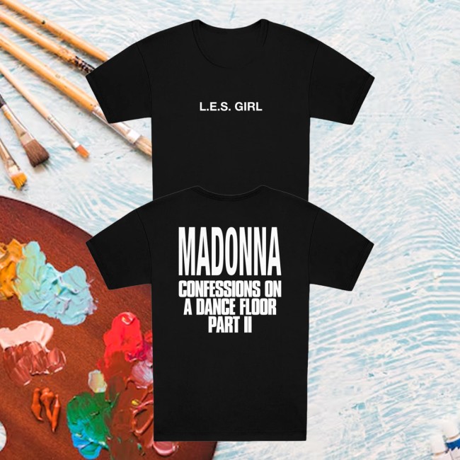 Madonna Store Merch L.E.S. Girl Baby Tee 5 Madonna Store Merch L.E.S. Girl Baby Tee