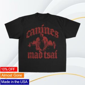 Madtsai Merch Store Canines Black Tee