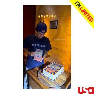 Matthew Sturniolo Wearing I Wrote A Book Shirt