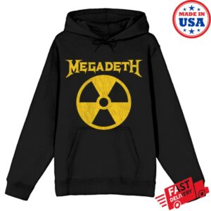 Megadeth Merch Store Nuclear Symbol Hoodie