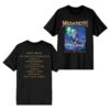 Megadeth Merch Store Rust In Peace Tracklist Tee