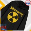 Megadeth Merch Store Nuclear Symbol Hoodie
