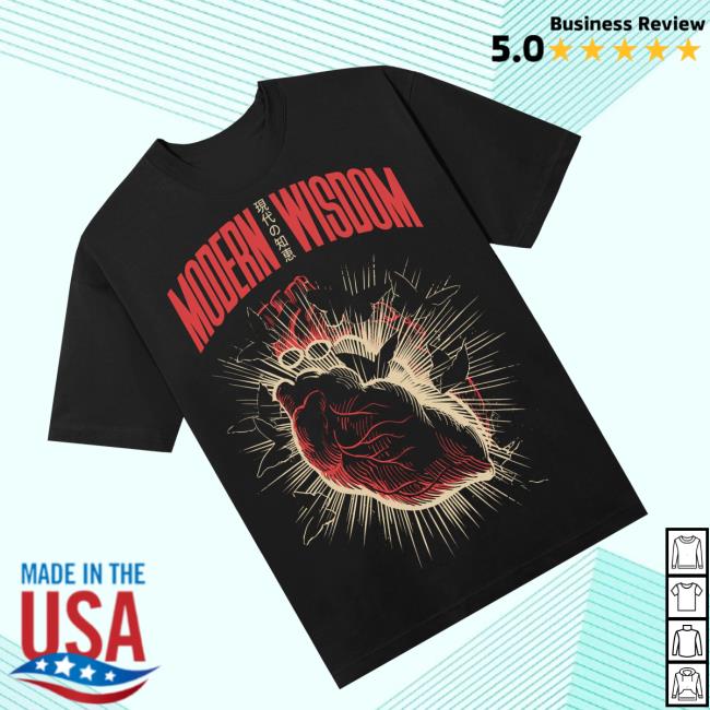 Modern Wisdom Merch Store Shop Mw Bursting Heart Black Tees 3 Modern Wisdom Merch Store Shop Mw Bursting Heart Black Tees