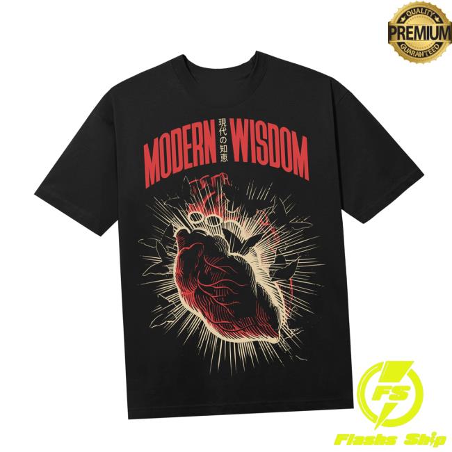 Modern Wisdom Merch Store Shop Mw Bursting Heart Black Tees 5 Modern Wisdom Merch Store Shop Mw Bursting Heart Black Tees