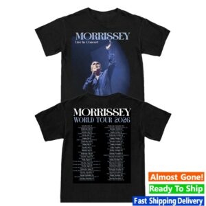 Morrissey Merch Store Live In Concert Tour Tee