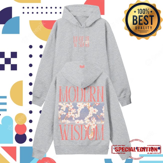 Mostly Wise Merch Store Mw Flowers Heather Grey Hoodie 5 Mostly Wise Merch Store Mw Flowers Heather Grey Hoodie
